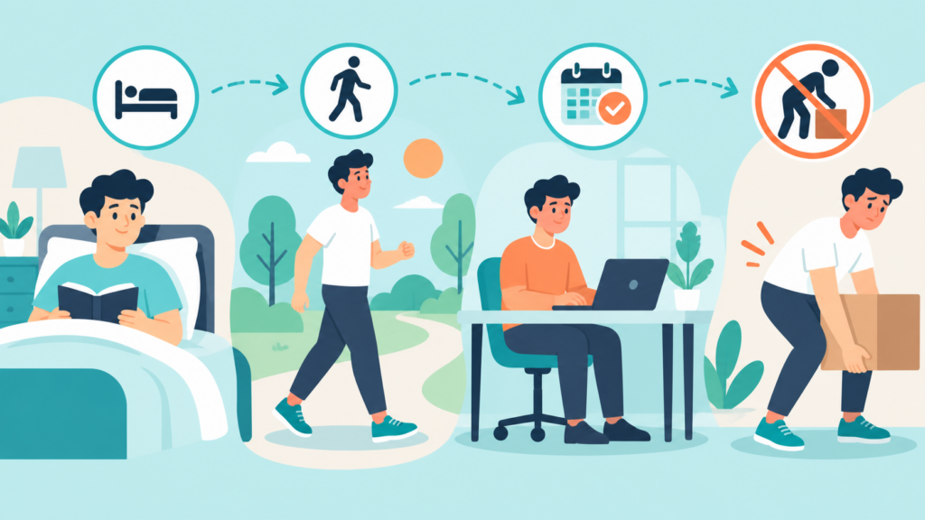 Hernia Surgery Recovery: Walking, Diet, Work and Weight-Lifting Timeline