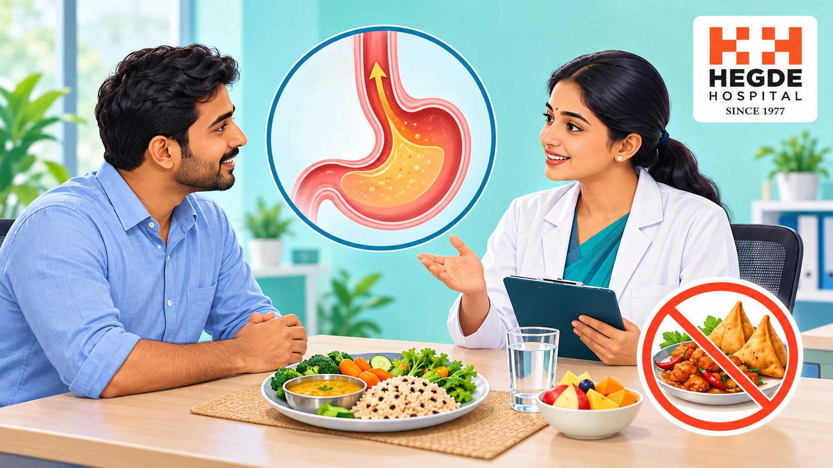 GERD Diet in Hindi: Acidity में क्या खाएँ, क्या न खाएँ?